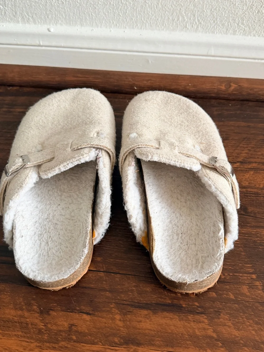 GAP Cream Kids Slip-On Clog with Adjustable Buckle